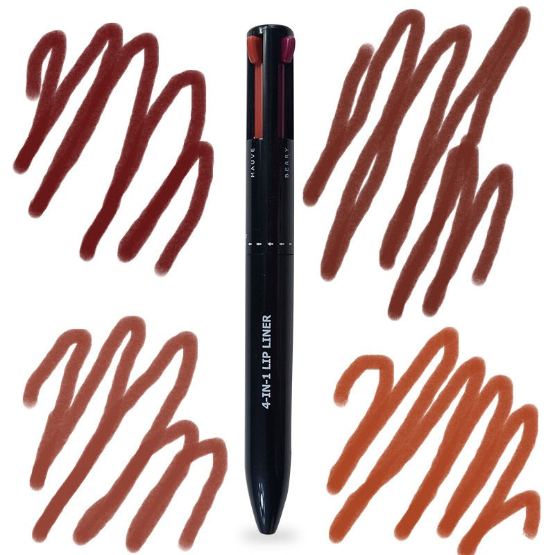 4 in 1 color lip liner lipstick  makeup pen