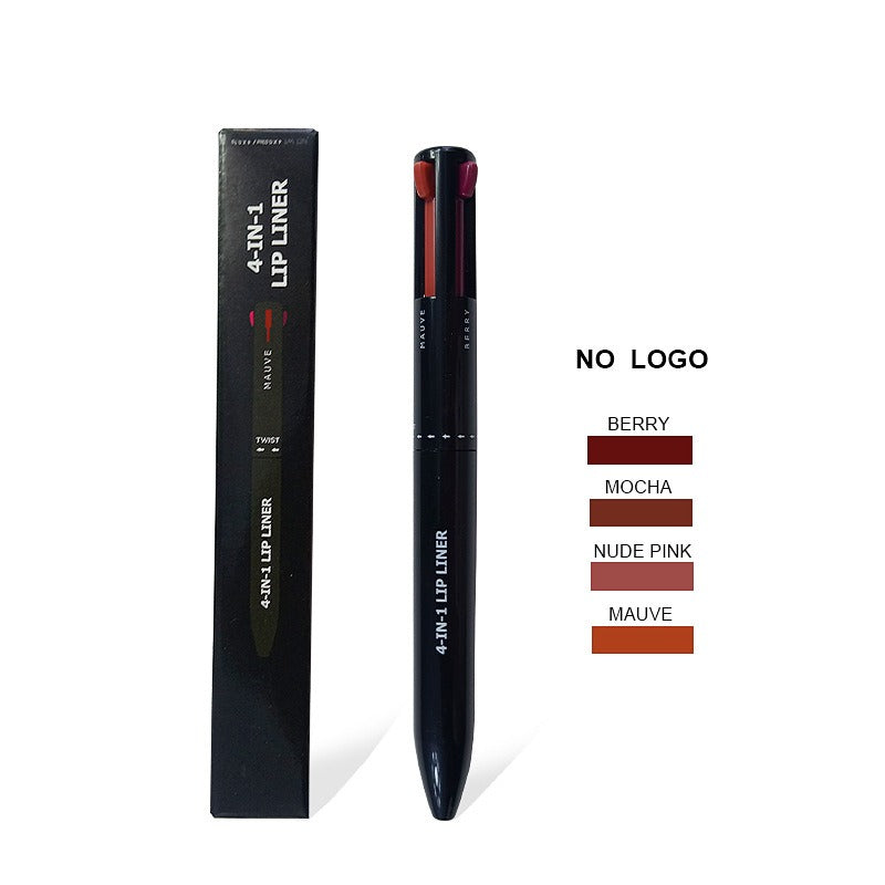 4 in 1 color lip liner lipstick  makeup pen